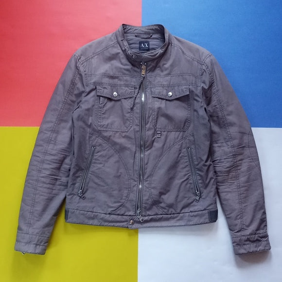 Armani Exchange Biker Style Zip-Up Jacket RN#91714