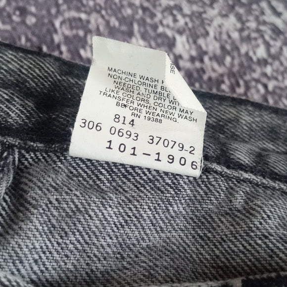 Vintage Acid Wash Brittania Ripped Denim Jeans MADE IN USA