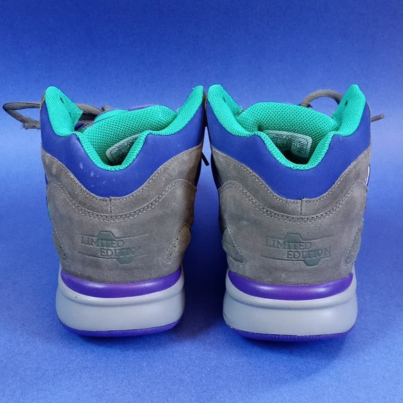 RARE REEBOK Omni Pump Gray Purple Teal Suede Japan Limited Edition