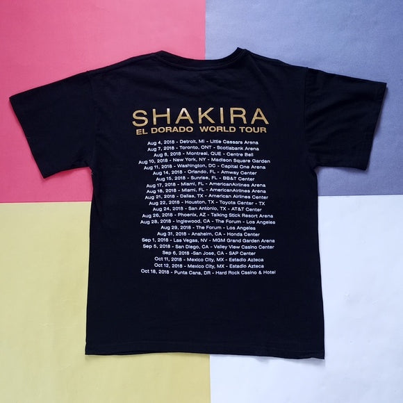 2018 SHAKIRA EL DORADO WORLD TOUR T-Shirt UNISEX