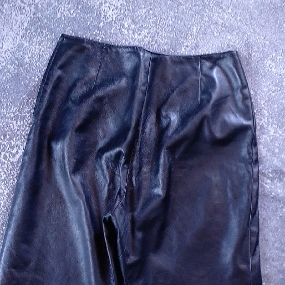 Vintage DANIER Black Leather Pants