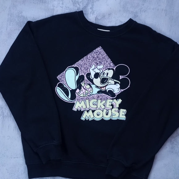 Disney Mikey Mouse Graphic Crewneck Sweater