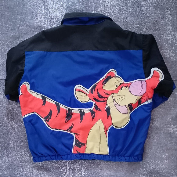 Vintage Custom Tigger Upcycle Winter Jacket Winnie The Pooh