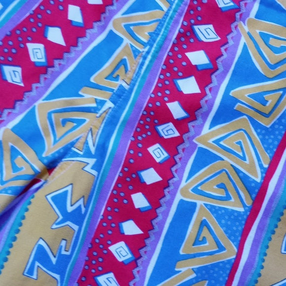 Vintage 90s Off Shore Funky Retro Pattern Shorts Fresh Prince