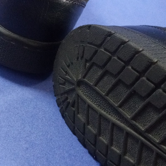 Jordan 1 Mid Deep Black Nubuck Swoosh (GS) 554725-090