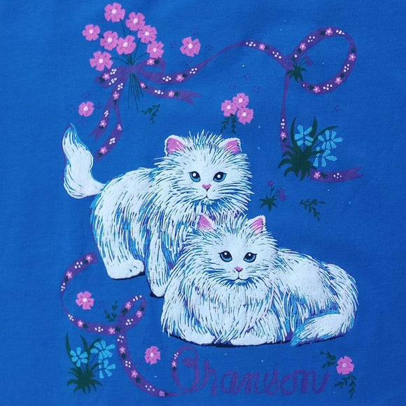 VINTAGE 90s Kitty Cats BRANSON T-Shirt Single Stitch UNISEX