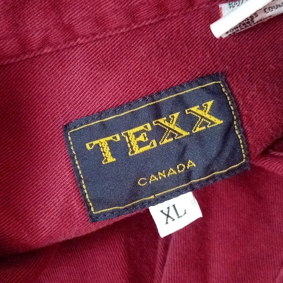 Vintage 90s YELLOWKNIFE Northwest Territories Texx Button-Up Shirt