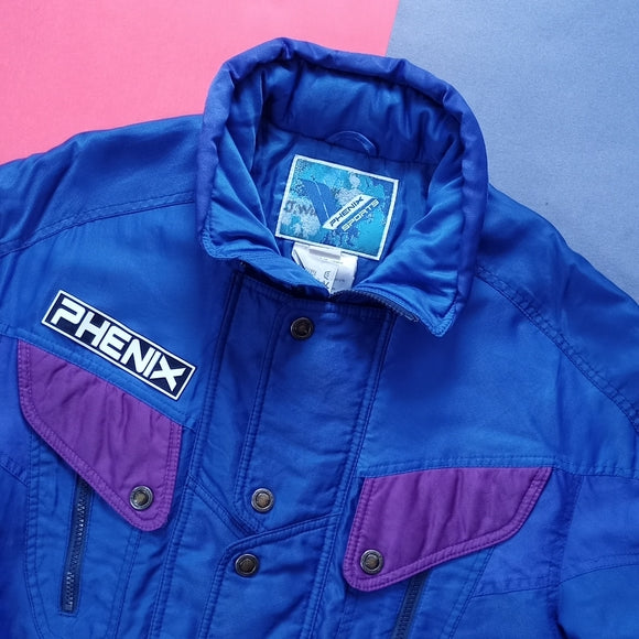 Vintage PHENIX Snowmobile Winter Two Piece Jacket & snow Pants