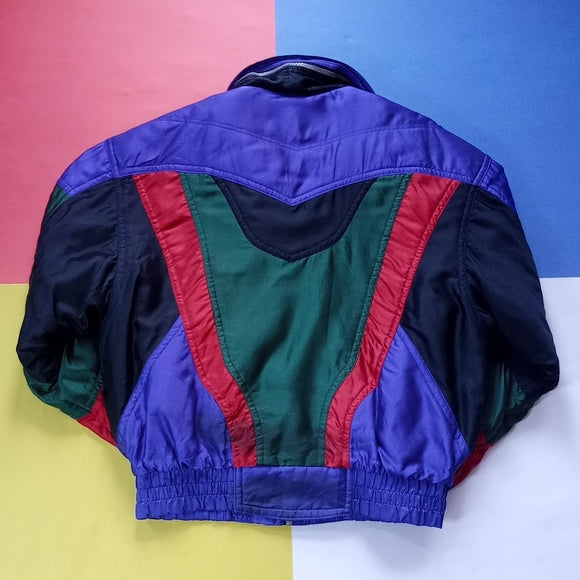 Vintage 90s Descente Funky Colour Block Winter Jacket