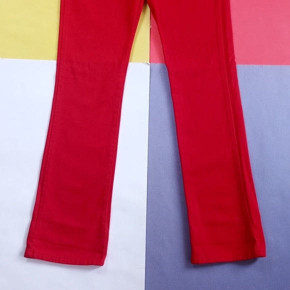 VALENTINO Red Denim Jeans Unisex