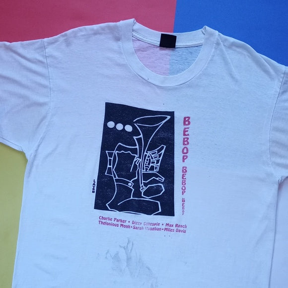 Vintage Jazz Bebop Bebop Dizzy Gillespie Miles Davis Charlie Parker Tee