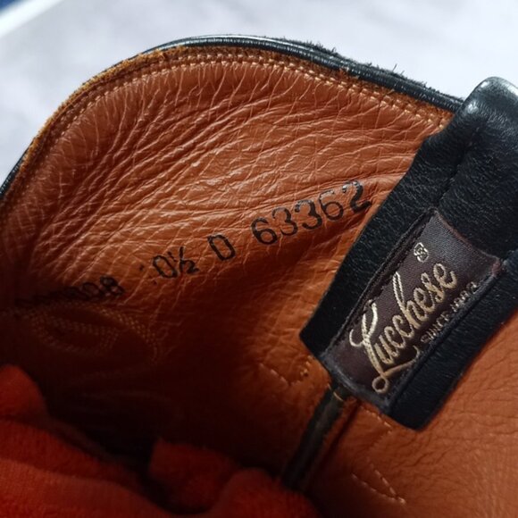 AMPUTEE VINTAGE Lucchese Cowboy Leather Boot RIGHT FOOT L000308 10.5 D 63362
