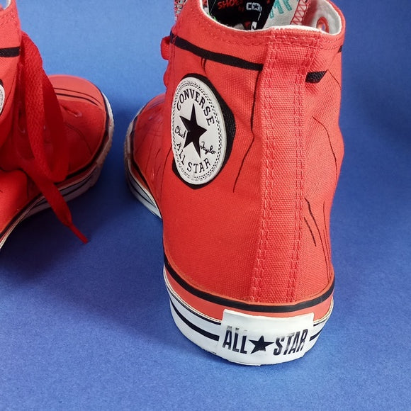 Rare Converse Cat In The Hat Hi Top Dr Seuss Book Thing Shoes UNISEX