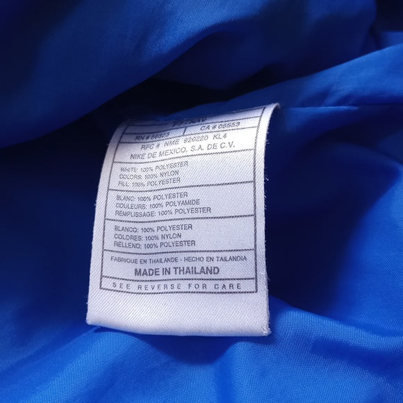 Vintage 90s Nike Essential Puffer Vest Blue/White