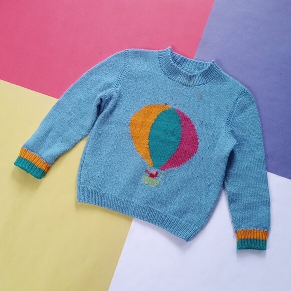 Vintage Handmade Hot Weather Balloon Sweater Jacket