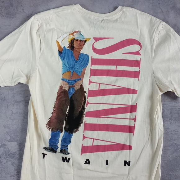 Shania Twain "Let's Go Girls" Big Print Band T-Shirt UNISEX