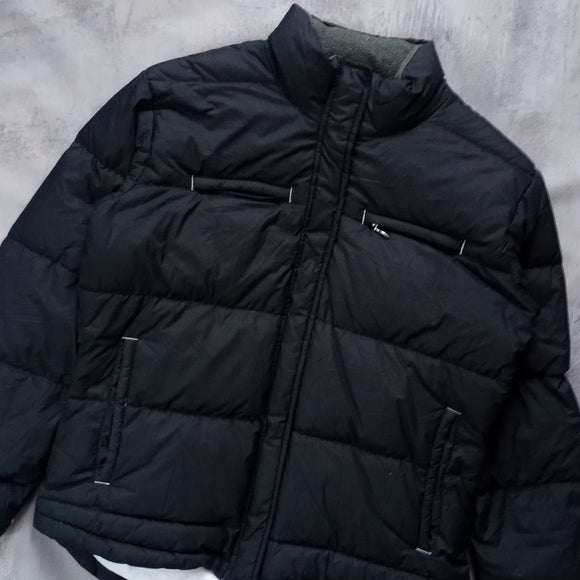 Vintage 2000s Nike Black Puffer Jacket Goose Down