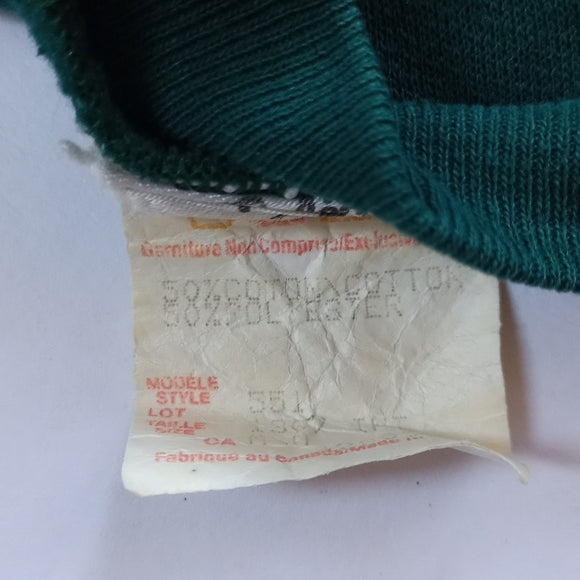 Vintage 90s Nature Wildlife Flying Duck & Forest Crewneck Sweater
