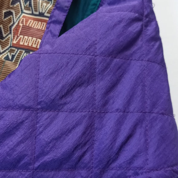 Vintage 90s Funk Colour Block and Pattern Windbreaker Jacket