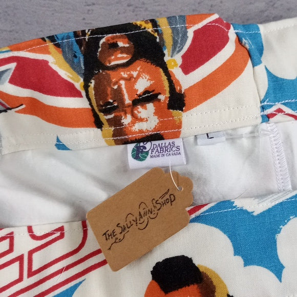 Vintage 1983 Boom Box Benny's "The A-Team" Custom Patchwork Shorts – UNISEX