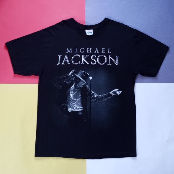 Michael Jackson Big Print Graphic T-Shirt