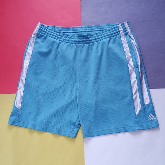 2006 Adidas Baby Blue Basketball Hybrid Essential Shorts