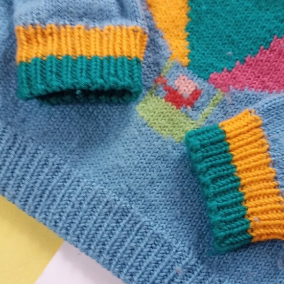 Vintage Handmade Hot Weather Balloon Sweater Jacket