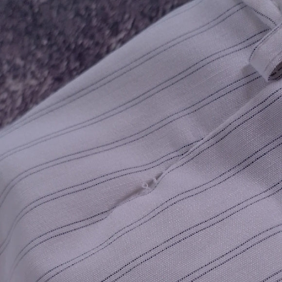 Vintage 90s White Striped Cropped Pants 725 ORIGINALS