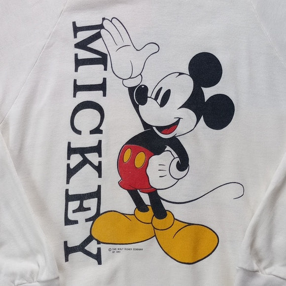Vintage 90s Mickey Mouse Front and back Crewneck Sweater