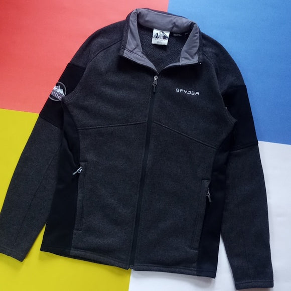 Spyder Patch Embroidered Zip-Up Sweater