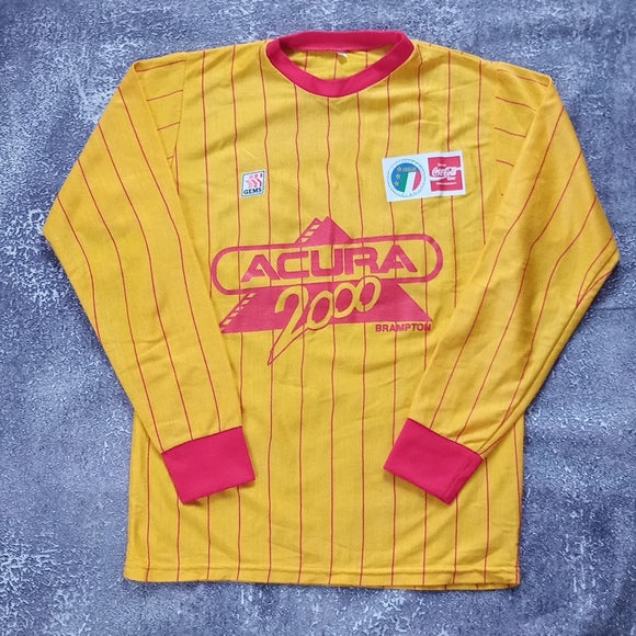 Vintage ACURA 2000 Brampton Italia F.I.G.C. Made In Italy Soccer Jersey
