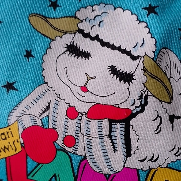 Vintage 1993 Blue Lamb Chop Friends Cap with Ear Flaps Shari Lewis