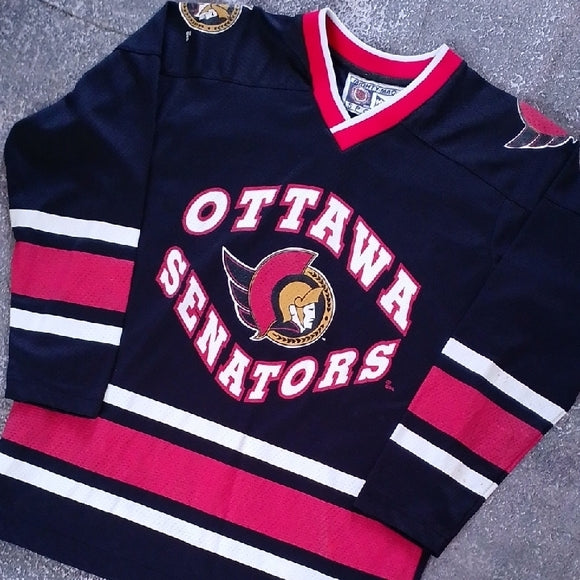VINTAGE 90s Ottawa Senators Hockey Jersey NHL