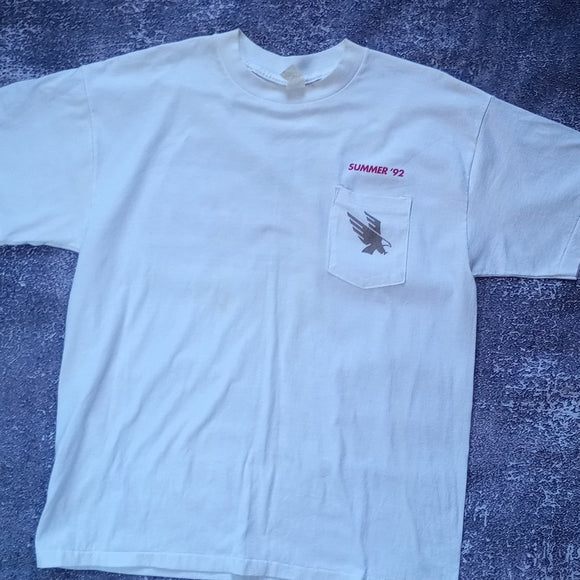 Vintage 1992 Winston Racing Brand Graphic Single Stitch T-Shirt