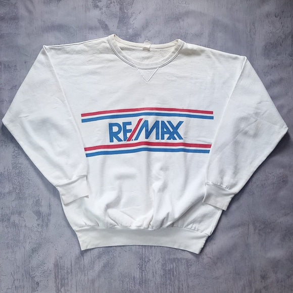 Vintage 90s RE/MAX LOGO Crewneck Sweater