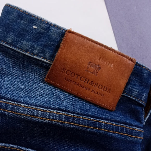 Scotch & Soda Skim AMS Blauw Favorite Denim Jeans