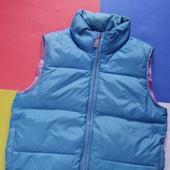 Vintage POLO JEANS CO. Ralph Lauren Goose Down Puffer Vest Blue
