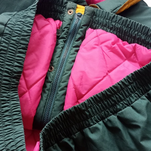 Vintage Beautiful Pattern Hunters Run Winter Puffer Jacket Unisex