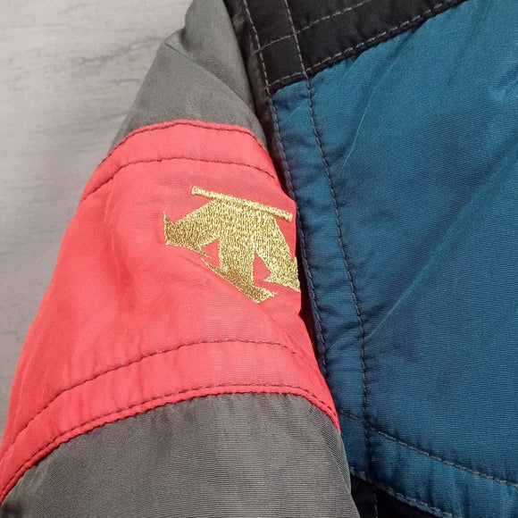 Vintage 90s Descente Funky Colour Block Winter Jacket Two-Tone