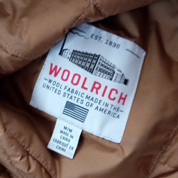 Women's Woolrich Wool Sherpa Lined With Hood Jacket Green