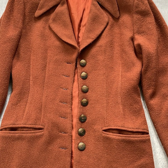 Vintage Yanagi Two Piece Suit With Wool Skirt