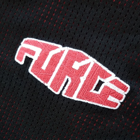 Vintage Y2K Nike FORCE Black and Red Reversible Jersey Tank Top