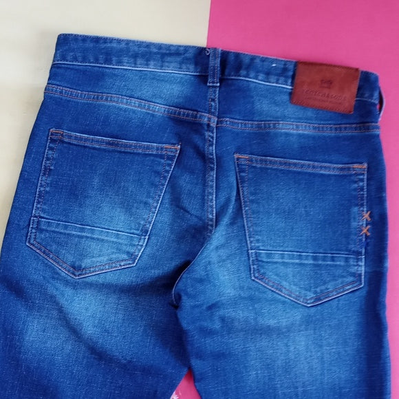 Scotch & Soda Skim AMS Blauw Favorite Denim Jeans