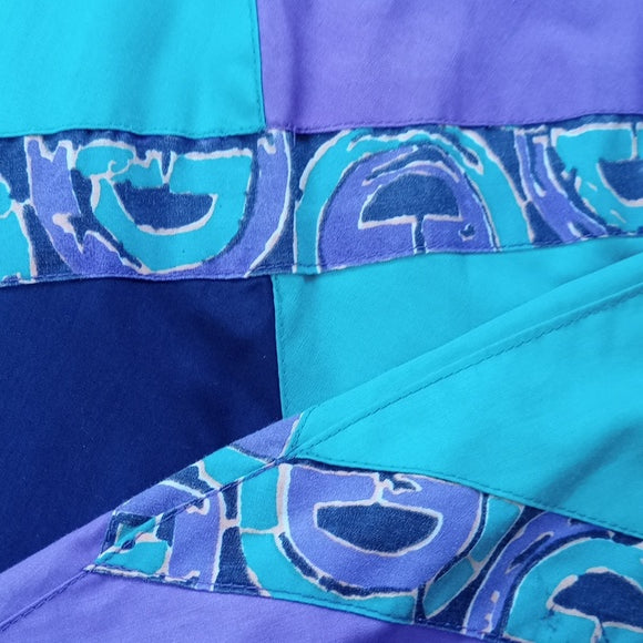 Vintage 1990s State Tradition Retro Pattern Aunt Viv Windbreaker Jacket unisex