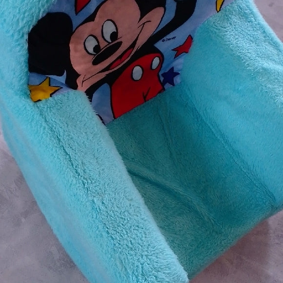 Vintage Disney Mickey Mouse Kids Plush Chair Foam