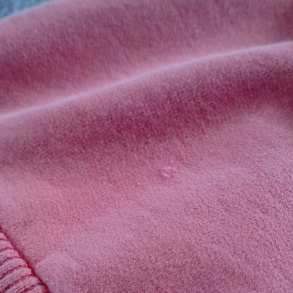VINTAGE 90s Non-fiction Tiger Brand Peach Pink Crewneck Sweatshirt