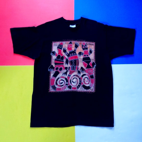 Vintage 90s Tree Goannas Australia Rim Pacific Imports Single Stitch T-Shirt