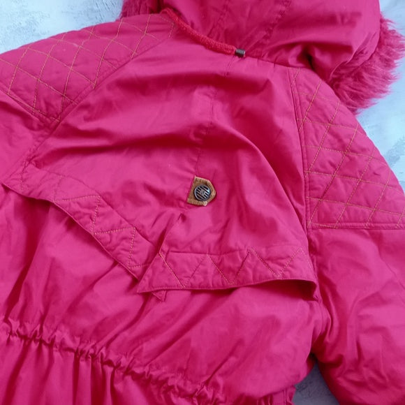 VINTAGE 90s ISPO Winter Red Parka UNISEX