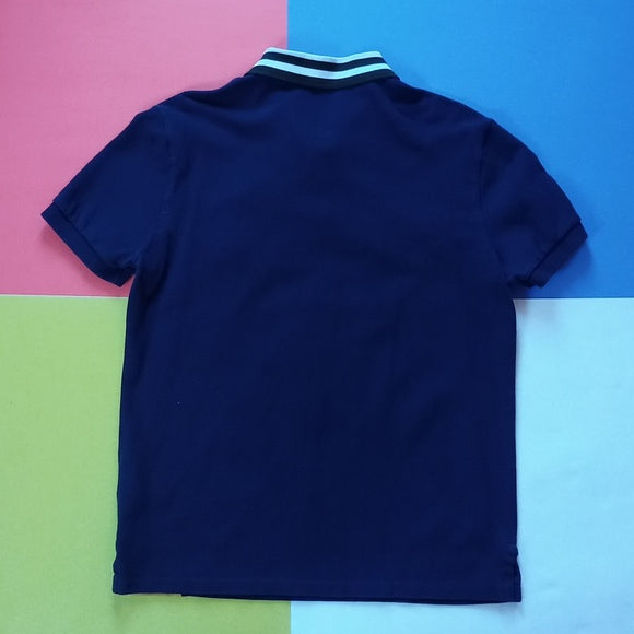 Polo By Ralph Lauren Big Pony#1 Yellow Stripe Custom Slim Fit Polo T-Shirt