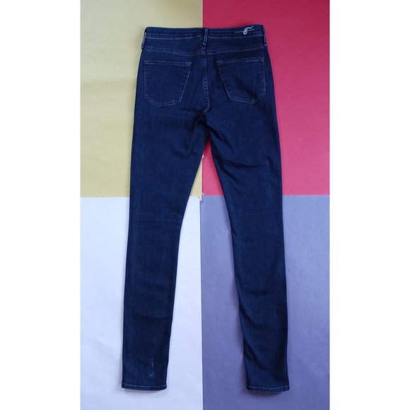 Earnest Sewn High Rise Super Slim Denim Jeans Ginger .475